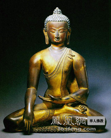 北京故宫博物院藏元代释迦牟尼佛坐像