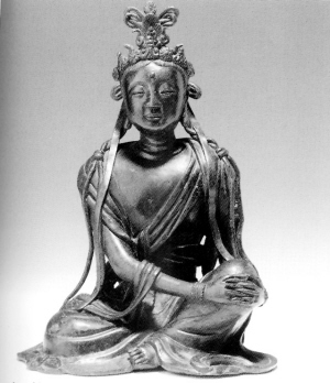 元代青铜菩萨坐像