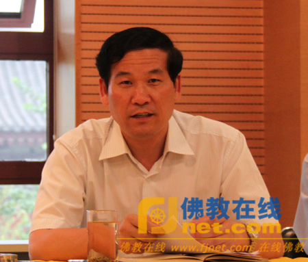 陕西省民委副主任、省宗教局副局长张宁岗讲话