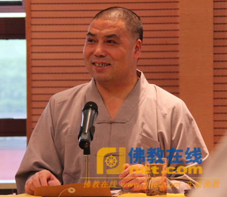 中国佛教协会副会长、陕西省佛教协会副会长增勤法师讲话