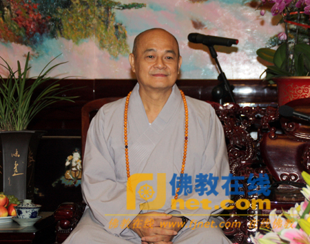 新加坡佛教总会主席广声法师发表讲话