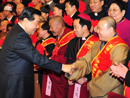 中共中央政治局常委、全国政协主席贾庆林亲切会见
